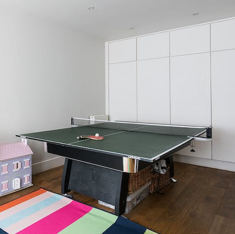 Have a game of ping pong or pool