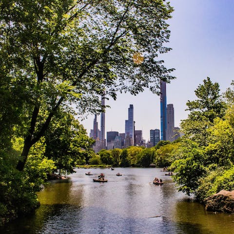 Spend an idyllic day at Central Park, just two blocks from this home