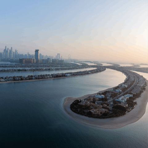 Experience the high life on Palm Jumeirah's manmade beaches