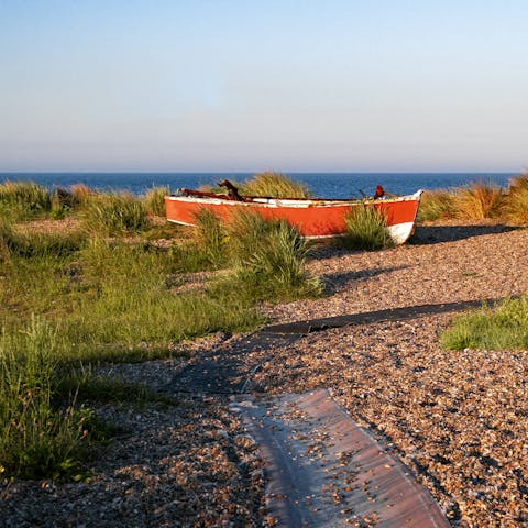Pack yourself a picnic and stroll down to Kessingland Beach, just a couple of minutes away on foot