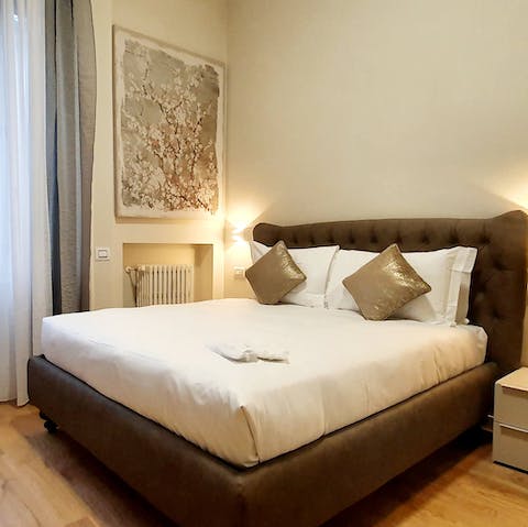 Wake up in the comfortable bedrooms feeling rested and ready for another day of Milan adventure
