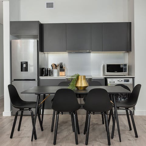 Get the gang together for sociable meal times