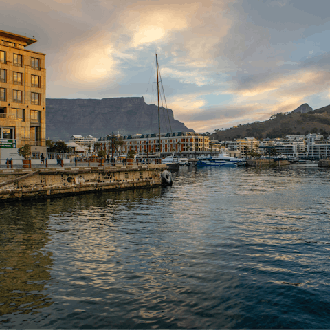 Explore the nearby V&A Waterfront, where shopping and fine dining experiences await