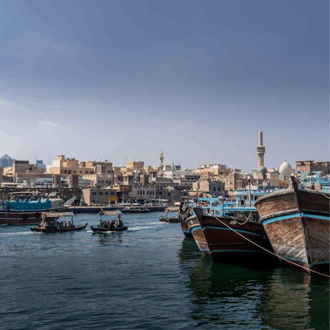 Sample the local restaurants along the Dubai Creek Harbour