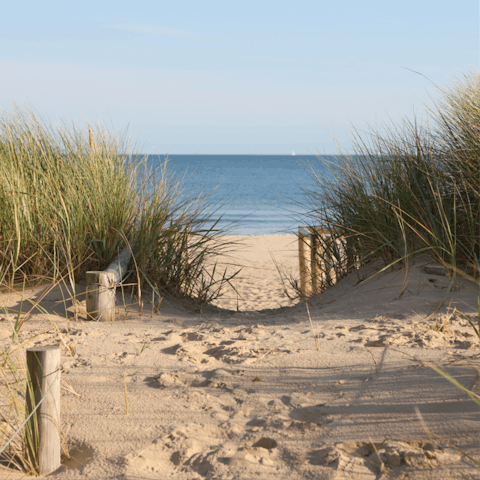 Head for the Dawlish Warren sand dunes, within easy driving distance