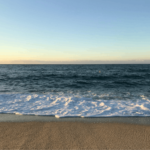Catch a tan on Arroyo Vaquero Beach, a short drive away