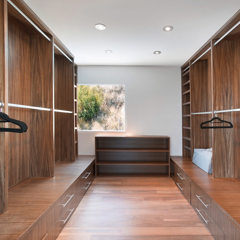 Make your closet dreams come true, by getting ready each day in the enormous walk-in wardorbe