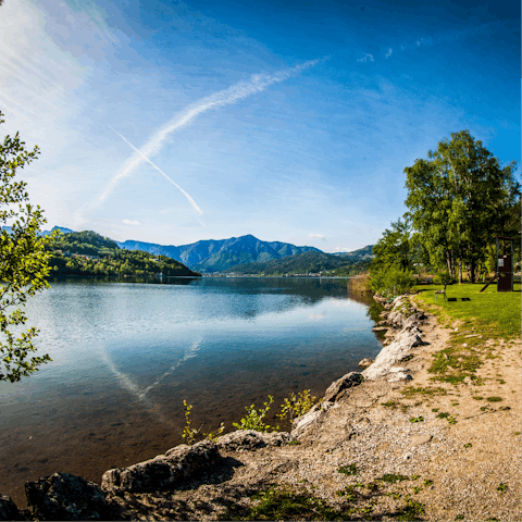 Spend the day at Turano Lake, natural reserve located at the base of Mount Navegna, and a short twenty-minute drive from home