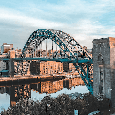 Stay just a thirty-minute drive away from Newcastle-upon-Tyne