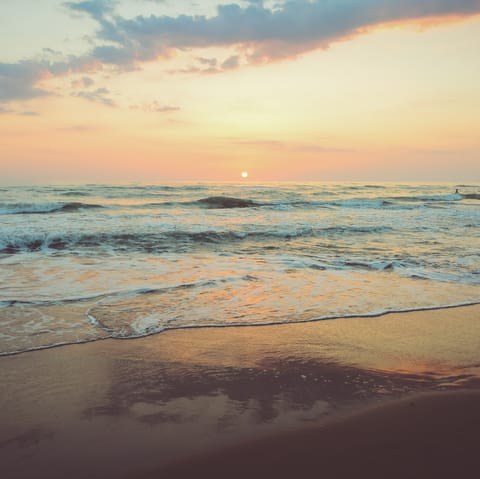 Take a walk down to the beautiful San Lorenzo beach 