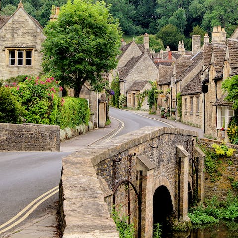 Discover chocolate-box villages –⁠ Stow-on-the-Wold is just a five-minute drive away
