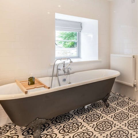 Soak weary legs here after a day's adventure in the Cotswold countryside