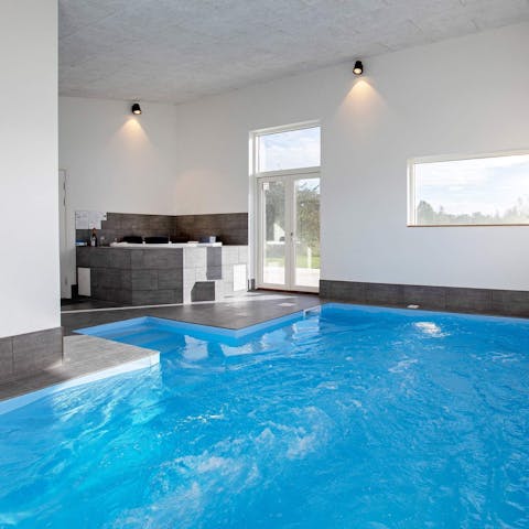 Choose between the private hot tub or pool when you're in the mood to relax