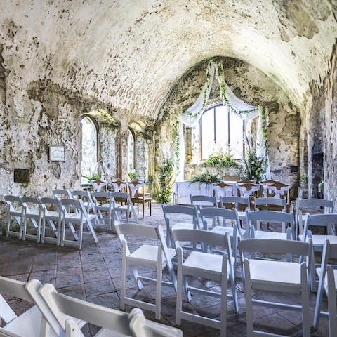 Visit the chapel  found on the grounds of Manorbrier Castle