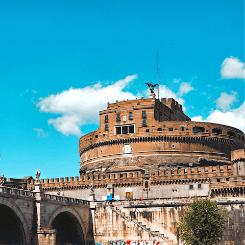 Explore Castel Sant'Angelo, just eight minutes away on foot