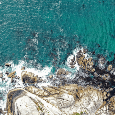 Stay close to the beautiful Bakoven Beach, an ideal spot for some secluded swimming 