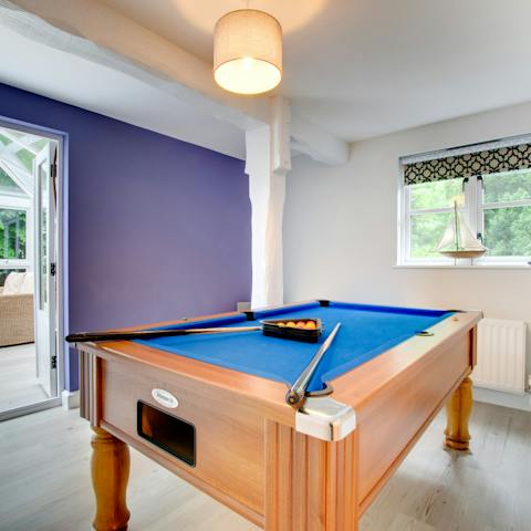 Play the night away at the pool table or Xbox in the games room