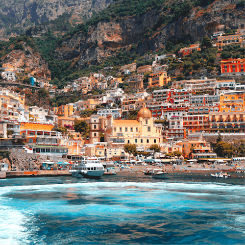 Stay in the heart of Positano, one of the Amalfi coast's prettiest towns