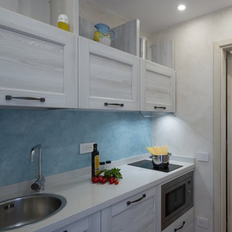 Enjoy independence and privacy with a small second kitchen
