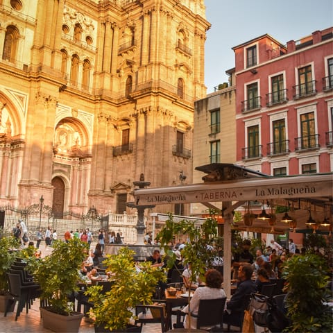 Embark on a culinary voyage of discovery in Malaga, half an hour away
