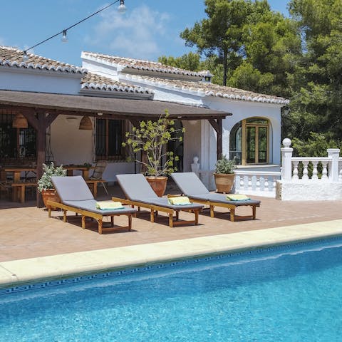 Take a break from the hot Spanish sun, and cool down in your private pool