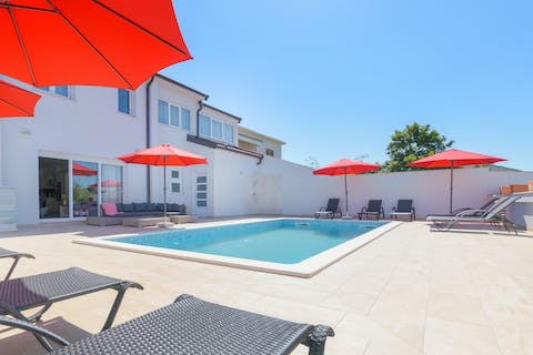 Enjoy a refreshing dip in the pool to cool off in the heat of the day