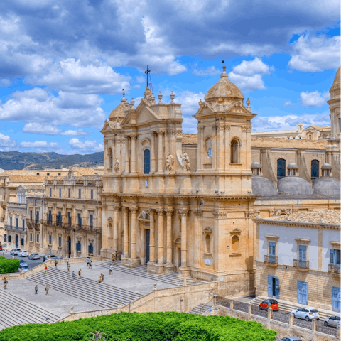 Spend a day sightseeing in Noto – less than 30 kilometres away