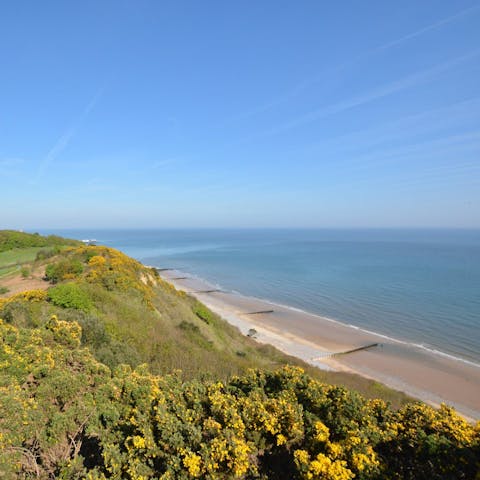 Spend a day exploring the coast at the nearby Cromer beach