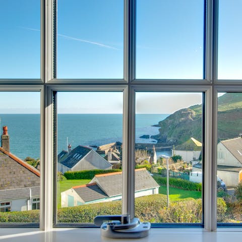 Admire views of the Cornish coast from the comfort of your home