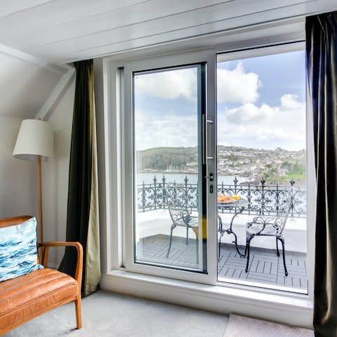 Step out onto your private terrace for incredible views