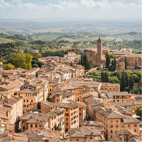 Take a thirty-five minute drive to Volterra