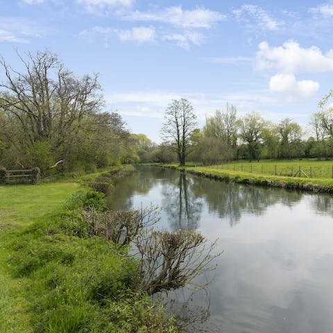 Arrange for a fishing trip on the stretch of the River Avon that runs through the estate