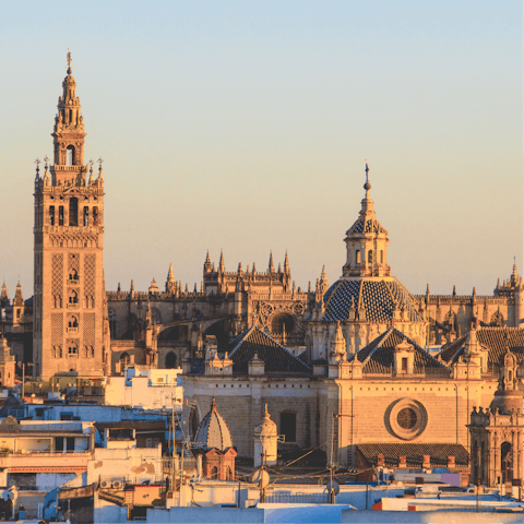 Stay in the heart of Seville, moments away from Catedral de Sevilla