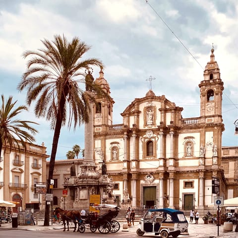 Be entranced by Palermo's historic city centre