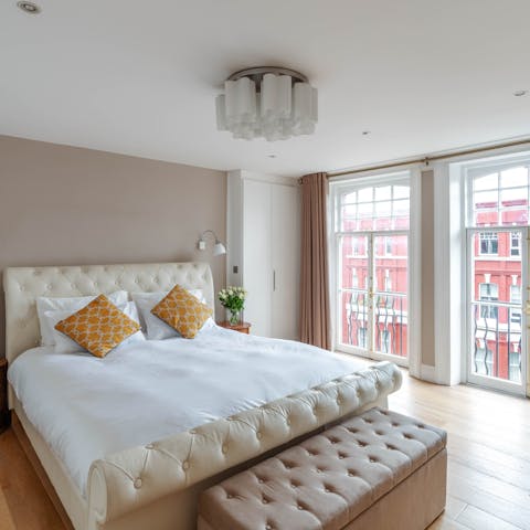 Wake up to incredible views of London every day