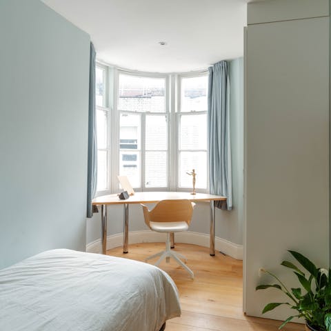 Enjoy having a dedicated work space in the apartment to get your head down