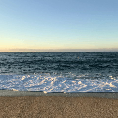 Stroll out onto the Torres Beach, right on your doorstep