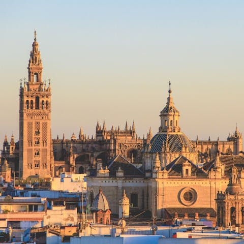 Stay in the heart of Seville, just a one-minute walk from the Cathedral