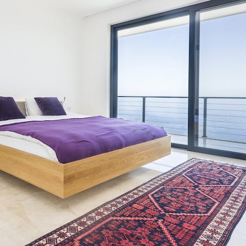 Wake up to a clear view of the Mediterranean