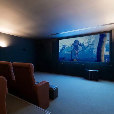 Watch your favourite blockbuster in your own home cinema