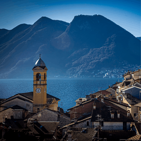 Visit nearby Como, a fifteen-minute drive away
