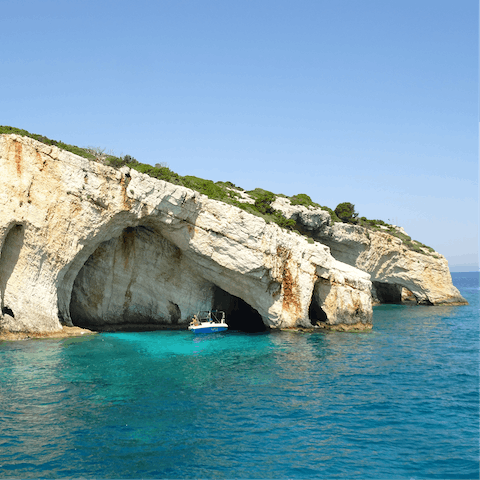 Explore some of Zakynthos's many fascinating caves