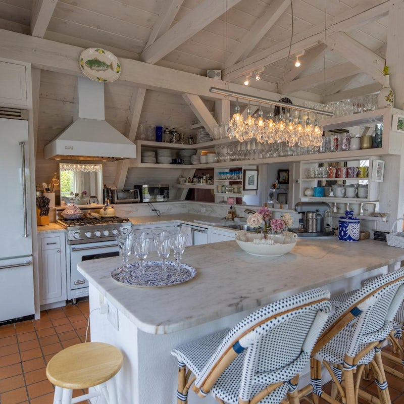Cook for your group in the beautiful, cottage-style kitchen