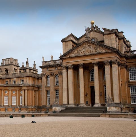 Walk down the road to Blenheim Palace