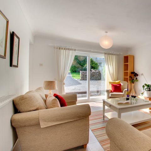Treat yourself to a Welsh cake or two in the comfy sitting room