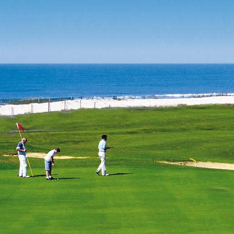 Take a swing at golf at Moliets Golf Course, just a ten-minute walk away