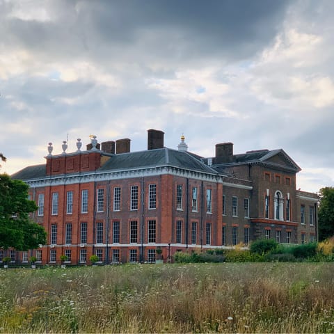 Stroll up to the majestic Kensington Palace and explore its gardens