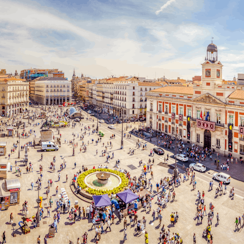 Explore central Madrid – it takes fifteen minutes on the metro