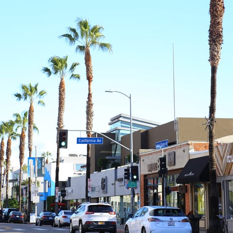 Enjoy food, drinks and some retail therapy at Venice's acclaimed Abbott Kinney Boulevard