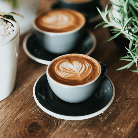 Head to a local cafe for a refreshing coffee break
